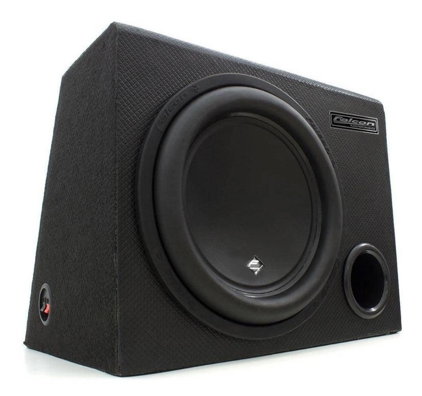 Caixa Com Subwoofer 12 Polegadas Falcon 250w Agaisom