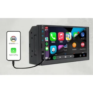 Central Multimidia Mp5 CarPlay & Android Auto - 7 polegadas via cabo H-Tech - instalado